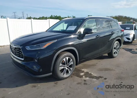 2021 Toyota Highlander Hybrid Xle from USA, damaged, VIN 5TDGARAHXMS507057